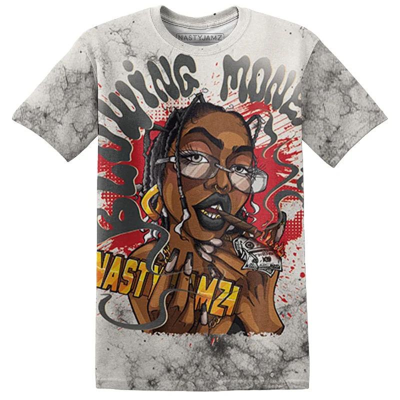 Trendsetting women’s clothing for fashion lovers   NastyJamz Jumman Jack Universityy Red T Shirt Match Blowing Money Fast Girl 3D All-Over Print