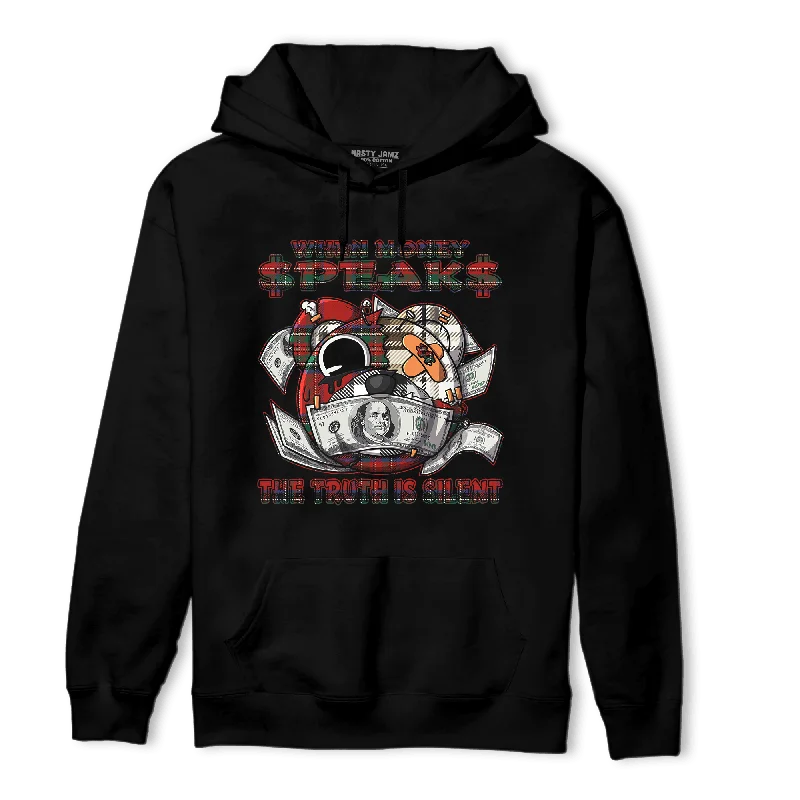 Statement pieces for the confident woman NastyJamz Plaid 5s Hoodie Match When Money Speaks Ber Statement pieces for the confident woman NastyJamz Plaid 5s Hoodie Match When Money Speaks Ber