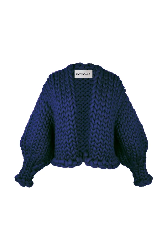 Fashion pieces that complement every woman’s style   Navy Colossal Knit Cardigan
