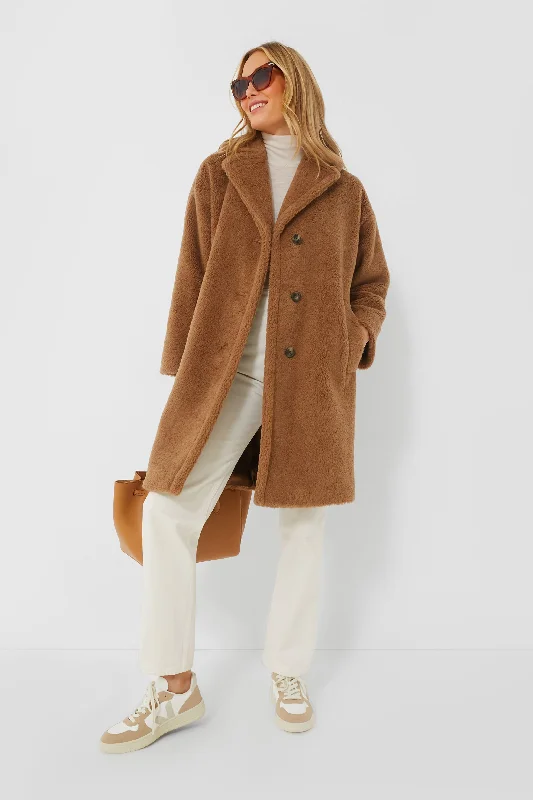 Refresh your closet with chic and comfy styles   Camel Veber Coat