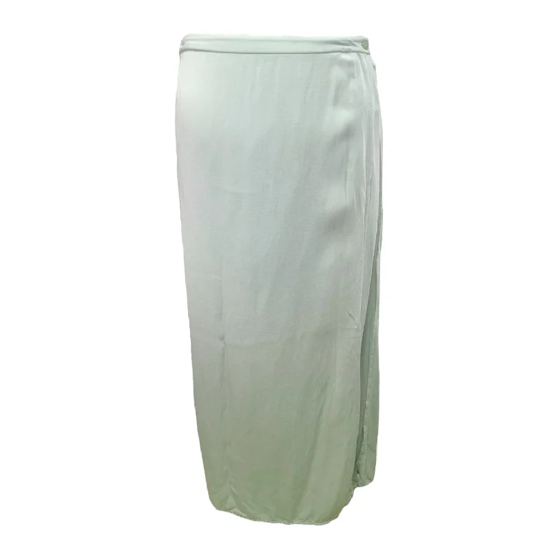 Essential women’s clothing for every season   Silk Wrap Skirt in Seagram Designer Eileen Fisher, Size Xl