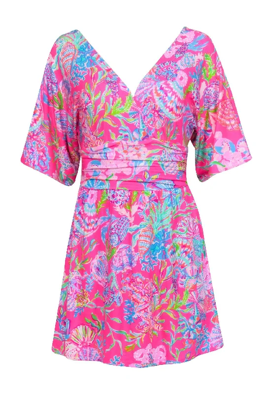 Look and feel your best in our women’s wear Lilly Pulitzer - Hot Pink & Multi Color Aquatic Print Mini Romper Sz XXS Look and feel your best in our women’s wear Lilly Pulitzer - Hot Pink & Multi Color Aquatic Print Mini Romper Sz XXS