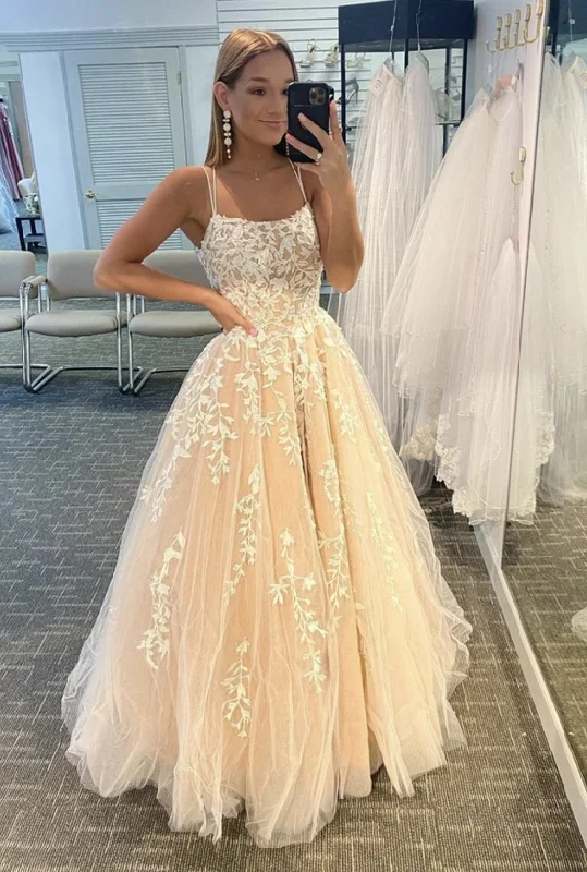 Latest fashion trends for modern women   Stylish lace long A line ball gown prom dress formal dress   cg18120